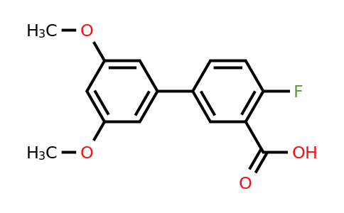 1261892-66-3 | 5-(3,5-Dimethoxyphenyl)-2-fluorobenzoic acid