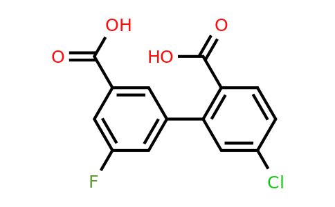 1261892-71-0 | 2-(3-Carboxy-5-fluorophenyl)-4-chlorobenzoic acid