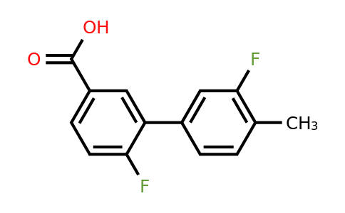 1261893-00-8 | 4-Fluoro-3-(3-fluoro-4-methylphenyl)benzoic acid