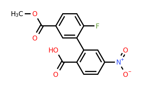 1261893-11-1 | 2-(2-Fluoro-5-methoxycarbonylphenyl)-4-nitrobenzoic acid
