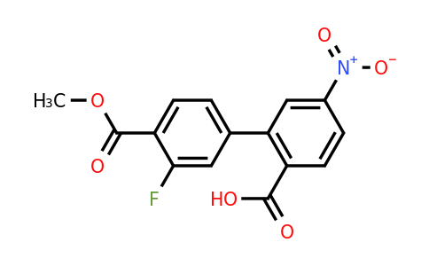 1261893-18-8 | 2-(3-Fluoro-4-methoxycarbonylphenyl)-4-nitrobenzoic acid