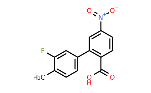1261893-20-2 | 2-(3-Fluoro-4-methylphenyl)-4-nitrobenzoic acid