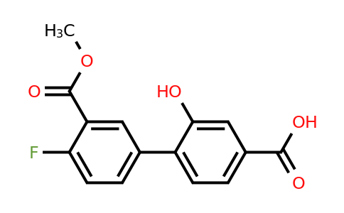 1261893-24-6 | 4-(4-Fluoro-3-methoxycarbonylphenyl)-3-hydroxybenzoic acid