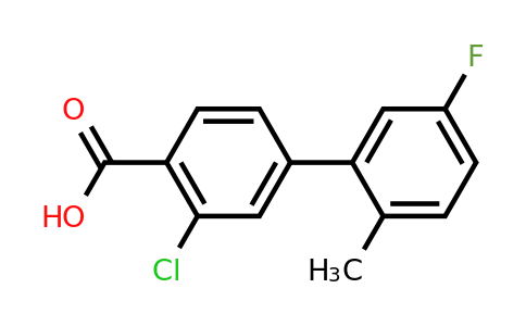 1261893-26-8 | 2-Chloro-4-(5-fluoro-2-methylphenyl)benzoic acid