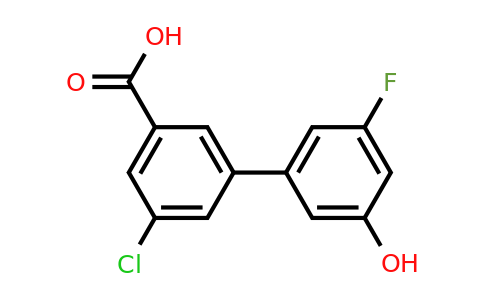 1261893-44-0 | 5-Chloro-3-(3-fluoro-5-hydroxyphenyl)benzoic acid