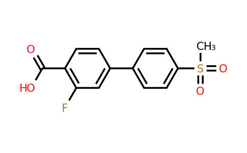 1261893-45-1 | 2-Fluoro-4-(4-methylsulfonylphenyl)benzoic acid