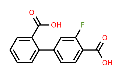 1261893-62-2 | 3'-Fluoro-[1,1'-biphenyl]-2,4'-dicarboxylic acid