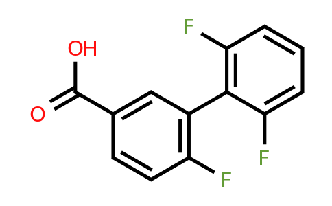 1261893-70-2 | 3-(2,6-Difluorophenyl)-4-fluorobenzoic acid