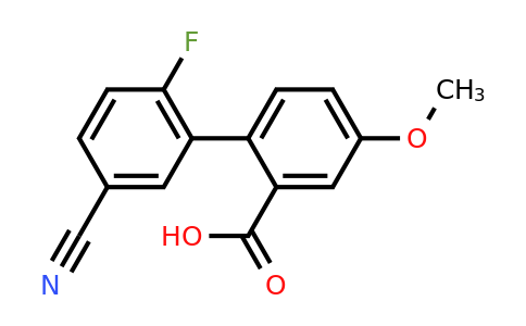 1261893-90-6 | 2-(5-Cyano-2-fluorophenyl)-5-methoxybenzoic acid