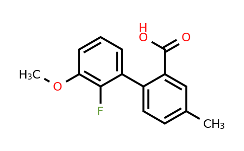 1261894-57-8 | 2-(2-Fluoro-3-methoxyphenyl)-5-methylbenzoic acid