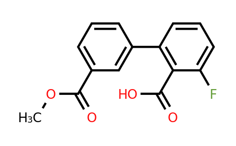1261894-88-5 | 6-Fluoro-2-(3-methoxycarbonylphenyl)benzoic acid