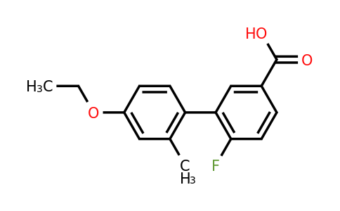 1261894-98-7 | 3-(4-Ethoxy-2-methylphenyl)-4-fluorobenzoic acid