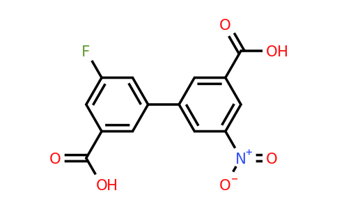 1261898-31-0 | 5-Fluoro-5'-nitro-[1,1'-biphenyl]-3,3'-dicarboxylic acid