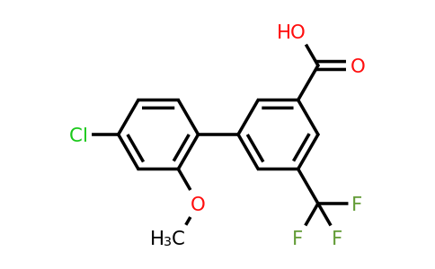 1261898-41-2 | 3-(4-Chloro-2-methoxyphenyl)-5-trifluoromethylbenzoic acid