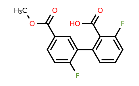1261898-52-5 | 6-Fluoro-2-(2-fluoro-5-methoxycarbonylphenyl)benzoic acid