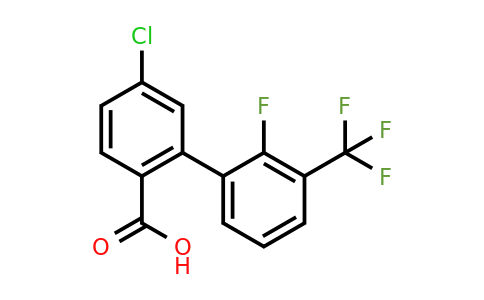 1261898-95-6 | 4-Chloro-2-(2-fluoro-3-trifluoromethylphenyl)benzoic acid