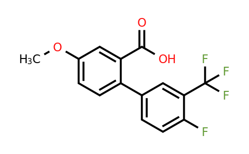 1261898-99-0 | 2-(4-Fluoro-3-trifluoromethylphenyl)-5-methoxybenzoic acid