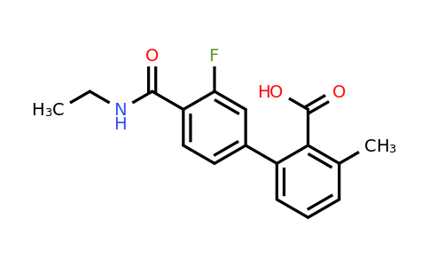 1261899-03-9 | 2-[4-(Ethylcarbamoyl)-3-fluorophenyl]-6-methylbenzoic acid