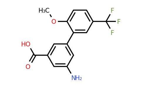 1261899-12-0 | 3-Amino-5-(2-methoxy-5-trifluoromethylphenyl)benzoic acid