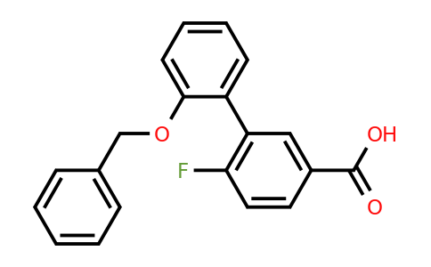 1261899-16-4 | 3-(2-Benzyloxyphenyl)-4-fluorobenzoic acid