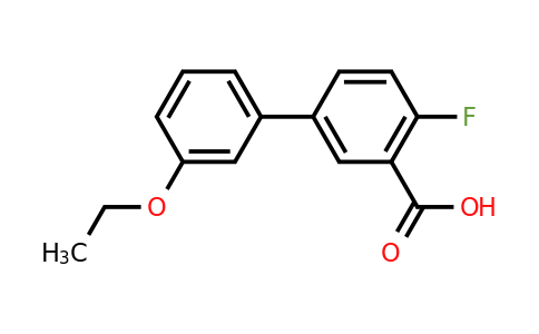 1261899-56-2 | 5-(3-Ethoxyphenyl)-2-fluorobenzoic acid