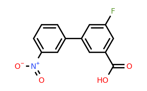 1261899-71-1 | 5-Fluoro-3-(3-nitrophenyl)benzoic acid