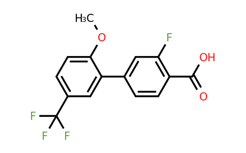 1261900-46-2 | 2-Fluoro-4-(2-methoxy-5-trifluoromethylphenyl)benzoic acid