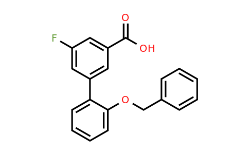 1261900-65-5 | 3-(2-Benzyloxyphenyl)-5-fluorobenzoic acid