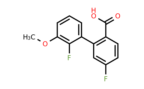 1261900-79-1 | 4-Fluoro-2-(2-fluoro-3-methoxyphenyl)benzoic acid