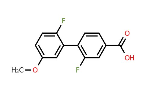 1261900-85-9 | 3-Fluoro-4-(2-fluoro-5-methoxyphenyl)benzoic acid
