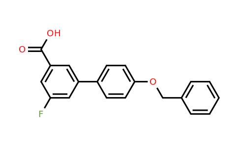 1261901-15-8 | 3-(4-Benzyloxyphenyl)-5-fluorobenzoic acid