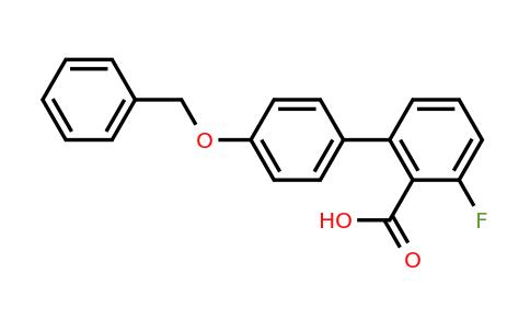 1261901-19-2 | 2-(4-Benzyloxyphenyl)-6-fluorobenzoic acid