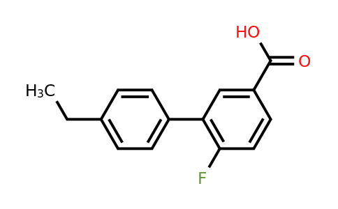 1261901-66-9 | 3-(4-Ethylphenyl)-4-fluorobenzoic acid