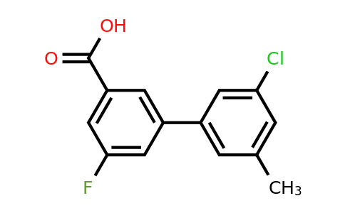 1261901-79-4 | 3-(3-Chloro-5-methylphenyl)-5-fluorobenzoic acid