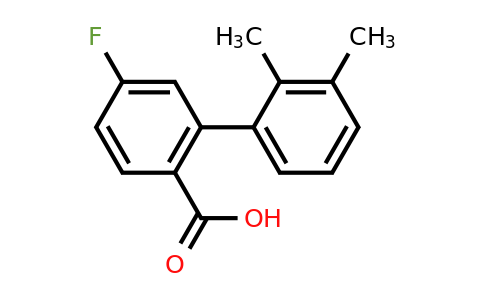 1261901-83-0 | 2-(2,3-Dimethylphenyl)-4-fluorobenzoic acid