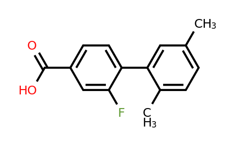 1261901-89-6 | 4-(2,5-Dimethylphenyl)-3-fluorobenzoic acid