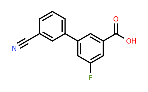 1261901-94-3 | 3'-Cyano-5-fluoro-[1,1'-biphenyl]-3-carboxylic acid