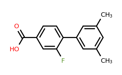 1261902-15-1 | 4-(3,5-Dimethylphenyl)-3-fluorobenzoic acid