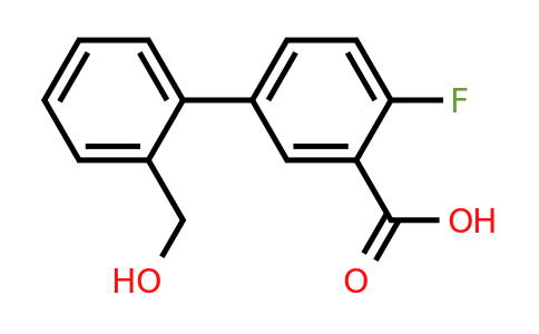 1261902-23-1 | 2-Fluoro-5-(2-hydroxymethylphenyl)benzoic acid
