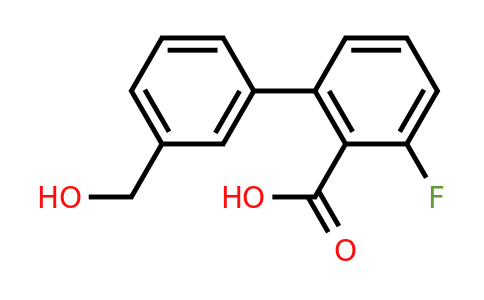 1261902-40-2 | 6-Fluoro-2-(3-hydroxymethylphenyl)benzoic acid