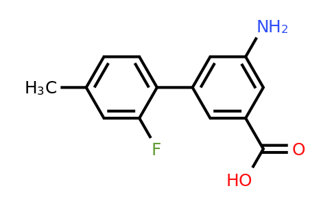 1261902-43-5 | 3-Amino-5-(2-fluoro-4-methylphenyl)benzoic acid