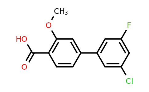 1261902-44-6 | 4-(3-Chloro-5-fluorophenyl)-2-methoxybenzoic acid