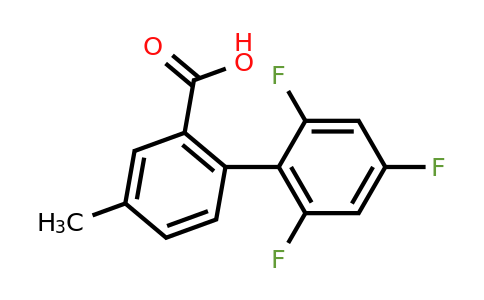 1261902-56-0 | 5-Methyl-2-(2,4,6-trifluorophenyl)benzoic acid