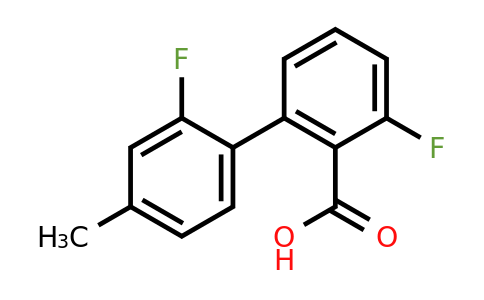 1261902-63-9 | 6-Fluoro-2-(2-fluoro-4-methylphenyl)benzoic acid