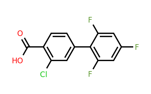 1261902-65-1 | 2-Chloro-4-(2,4,6-trifluorophenyl)benzoic acid