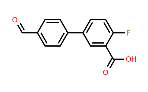 1261902-69-5 | 2-Fluoro-5-(4-formylphenyl)benzoic acid
