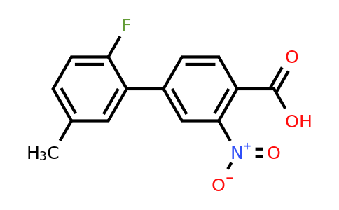 1261902-88-8 | 4-(2-Fluoro-5-methylphenyl)-2-nitrobenzoic acid
