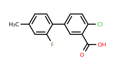 1261903-00-7 | 2-Chloro-5-(2-fluoro-4-methylphenyl)benzoic acid