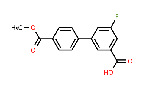 1261903-01-8 | 5-Fluoro-3-(4-methoxycarbonylphenyl)benzoic acid