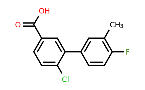 1261903-03-0 | 4-Chloro-3-(4-fluoro-3-methylphenyl)benzoic acid